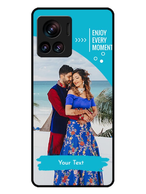 Custom Motorola Moto Edge 30 Ultra Custom Glass Phone Case - Happy Moment Design