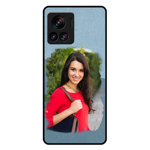 Motorola Moto Edge 30 Ultra Custom Glass Phone Case - Grunge Line Art Design Motorola Moto Edge 30 Ultra Custom Glass Phone Case - Grunge Line Art Design