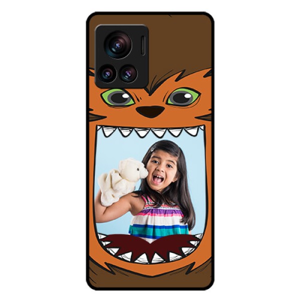 Motorola Moto Edge 30 Ultra Custom Glass Phone Case - Owl Monster Back Case Design Motorola Moto Edge 30 Ultra Custom Glass Phone Case - Owl Monster Back Case Design