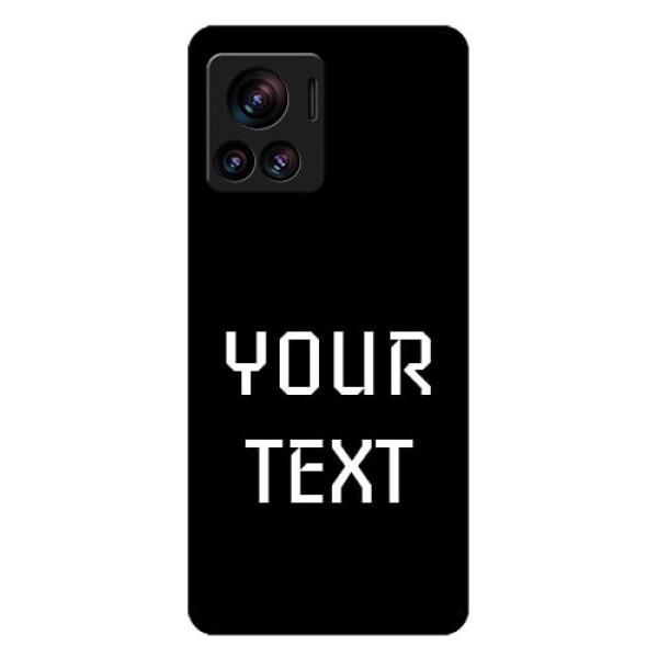 Motorola Moto Edge 30 Ultra Custom Glass Phone Case - Your Name Design