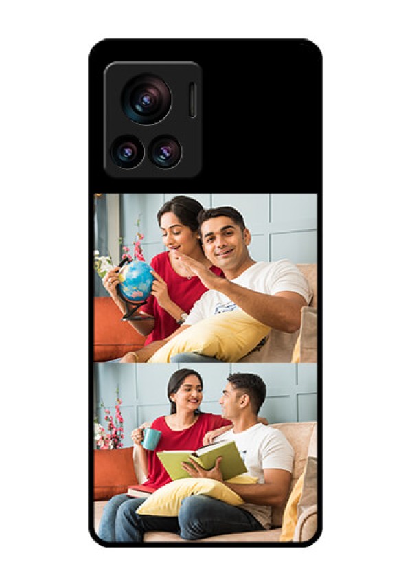 Motorola Moto Edge 30 Ultra Custom Glass Phone Case - 2 Images Design