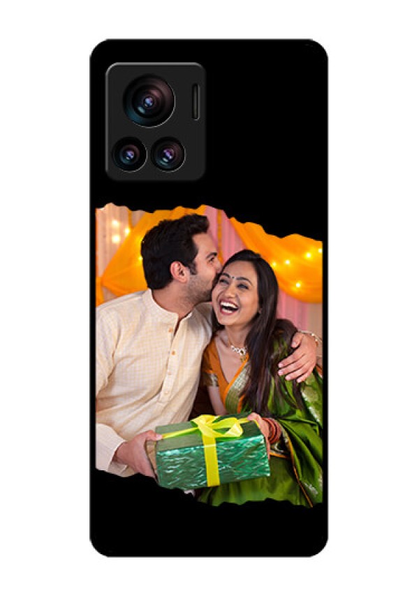 Motorola Moto Edge 30 Ultra Custom Glass Phone Case - Tear - Off Design
