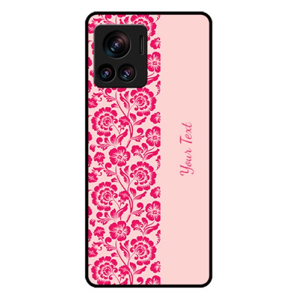 Motorola Moto Edge 30 Ultra Custom Glass Phone Case - Attractive Floral Pattern Design Motorola Moto Edge 30 Ultra Custom Glass Phone Case - Attractive Floral Pattern Design
