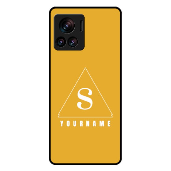 Motorola Moto Edge 30 Ultra Custom Glass Phone Case - Simple Triangle Design Motorola Moto Edge 30 Ultra Custom Glass Phone Case - Simple Triangle Design