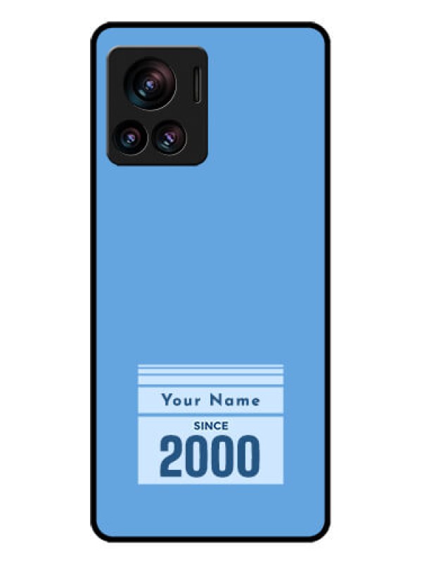 Custom Motorola Moto Edge 30 Ultra Custom Glass Phone Case - Custom Year Of Birth Design