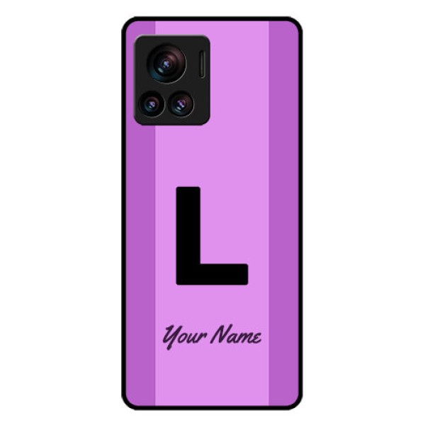 Motorola Moto Edge 30 Ultra Custom Glass Phone Case - Tricolor Custom Text Design Motorola Moto Edge 30 Ultra Custom Glass Phone Case - Tricolor Custom Text Design
