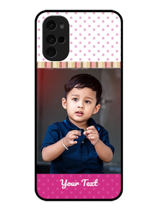 Custom Motorola Moto G22 Custom Glass Phone Case - Cute Girls Cover Design