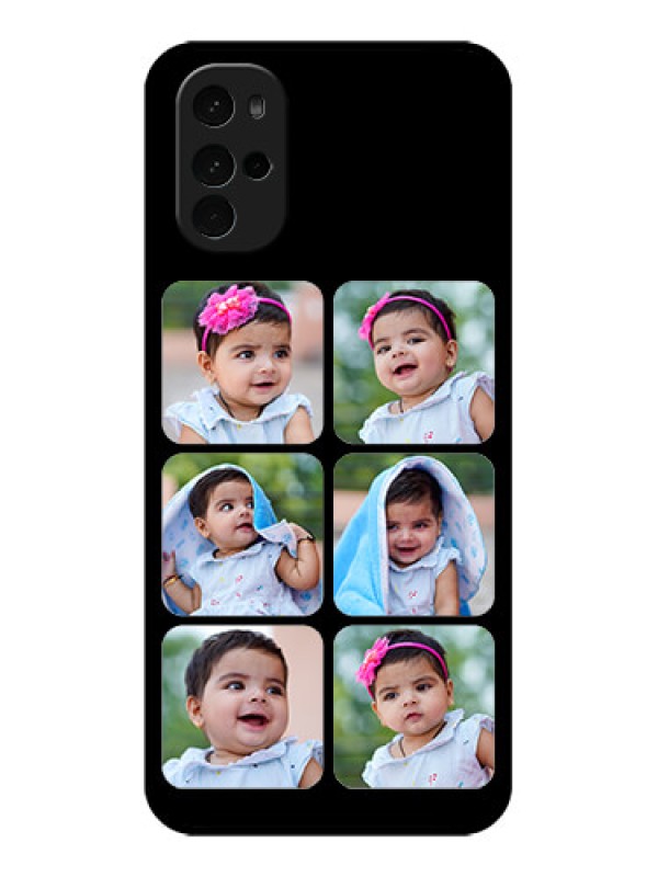 Custom Motorola Moto G22 Custom Glass Phone Case - Multiple Pictures Design