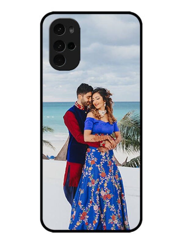 Custom Motorola Moto G22 Custom Glass Phone Case - Upload Full Picture Design