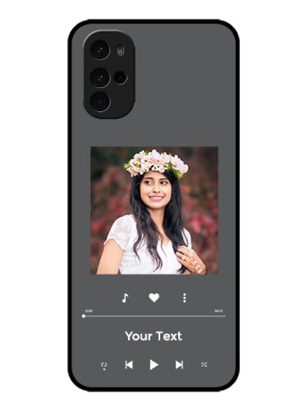 Custom Motorola Moto G22 Custom Glass Phone Case - Play The Music Design