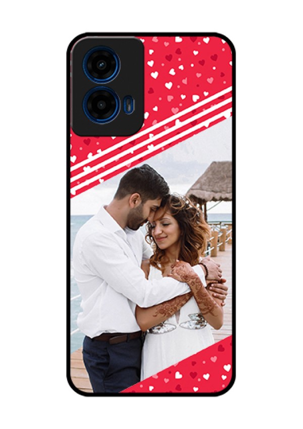 Moto G45 5G Custom Glass Phone Case - Valentines Gift Design