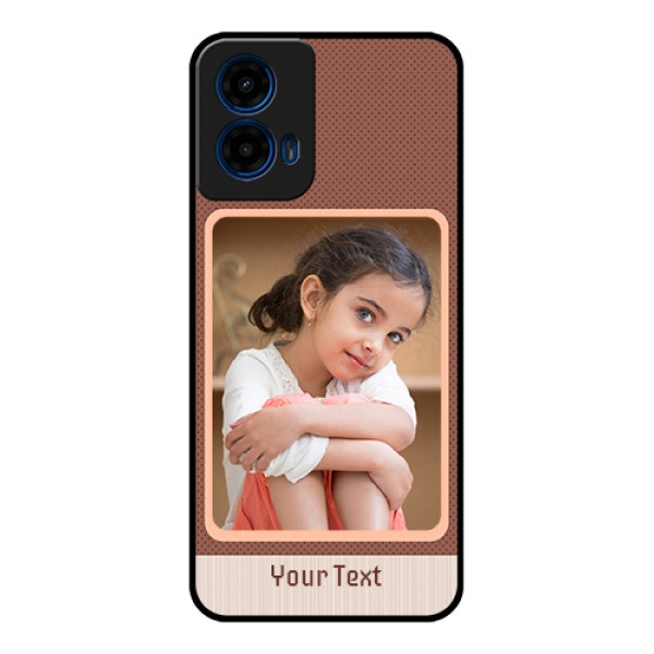 Moto G45 5G Custom Glass Phone Case - Simple Pic Upload Design Moto G45 5G Custom Glass Phone Case - Simple Pic Upload Design