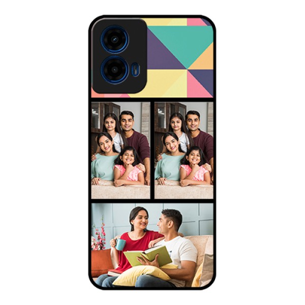 Moto G45 5G Custom Glass Phone Case - Bulk Pic Upload Design