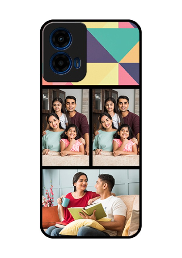 Moto G45 5G Custom Glass Phone Case - Bulk Pic Upload Design