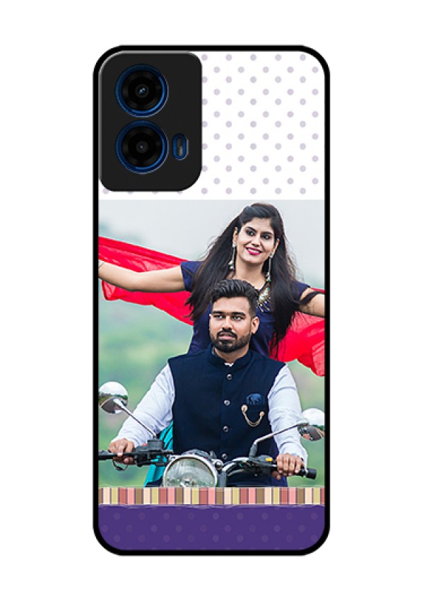 Moto G45 5G Custom Glass Phone Case - Cute Family Design