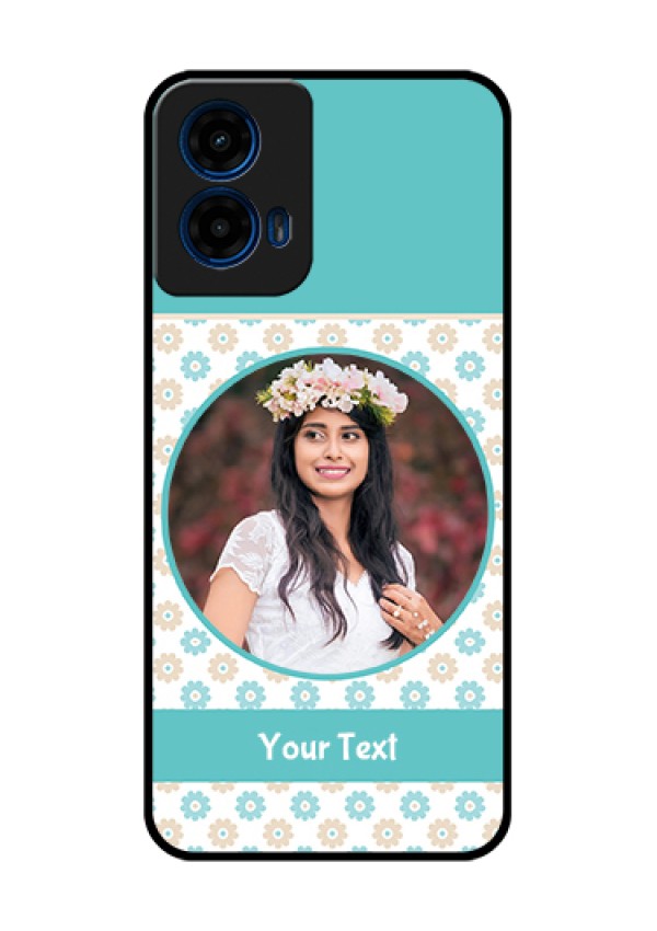 Moto G45 5G Custom Glass Phone Case - Beautiful Flowers Design