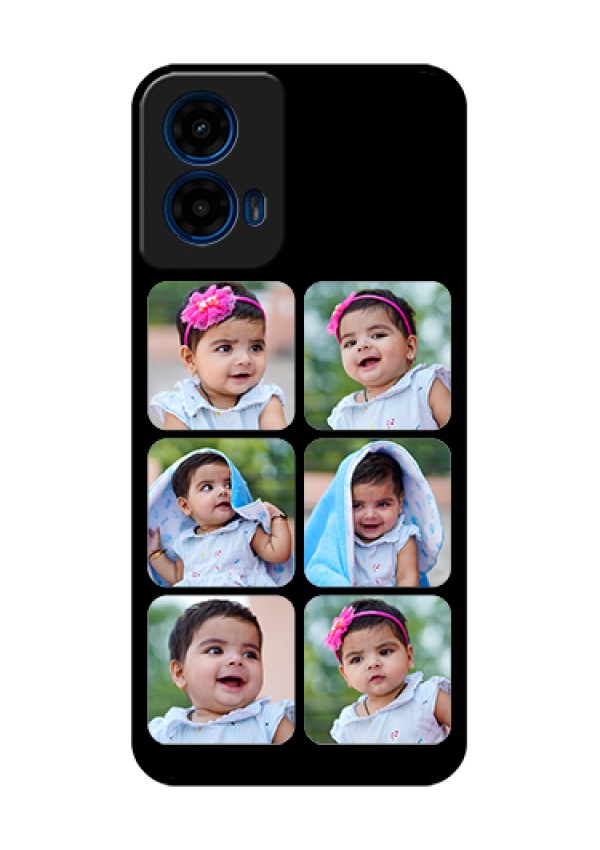 Moto G45 5G Custom Glass Phone Case - Multiple Pictures Design