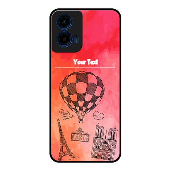 Moto G45 5G Custom Glass Phone Case - Paris Theme Design
