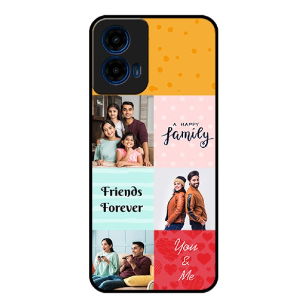 Moto G45 5G Custom Glass Phone Case - Images With Quotes Design Moto G45 5G Custom Glass Phone Case - Images With Quotes Design
