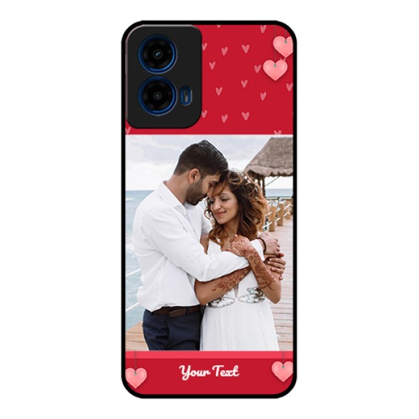 Moto G45 5G Custom Glass Phone Case - Valentines Day Design