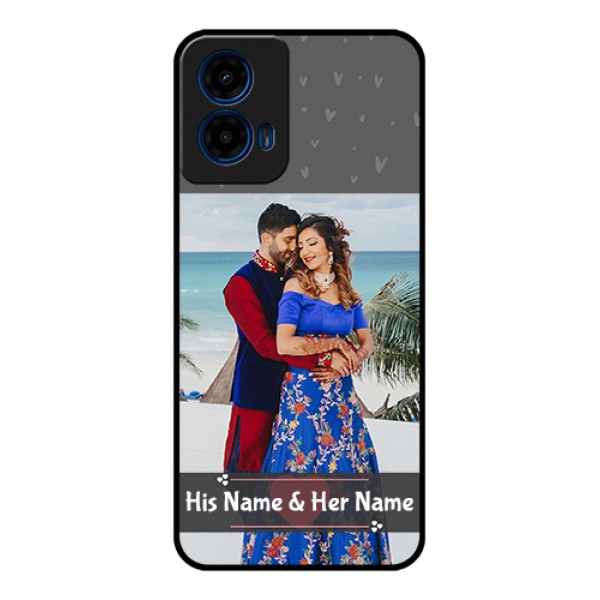 Moto G45 5G Custom Glass Phone Case - Buy Love Design With Photo Online Moto G45 5G Custom Glass Phone Case - Buy Love Design With Photo Online