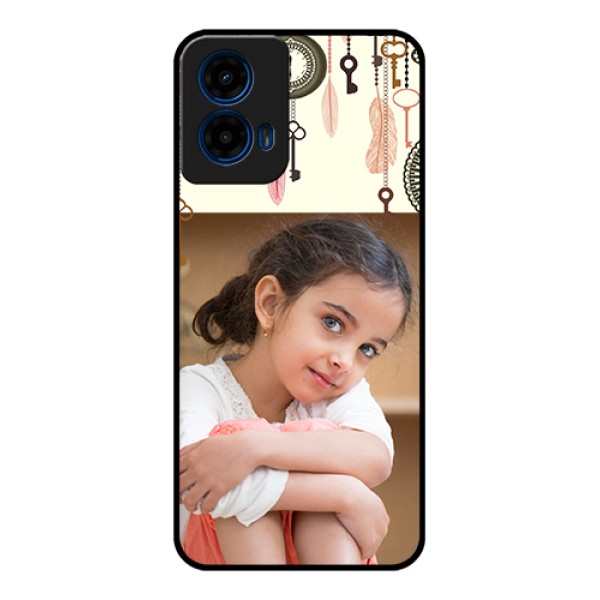 Moto G45 5G Custom Glass Phone Case - Boho Style Design