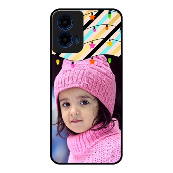 Moto G45 5G Custom Glass Phone Case - Lights Hanging Design