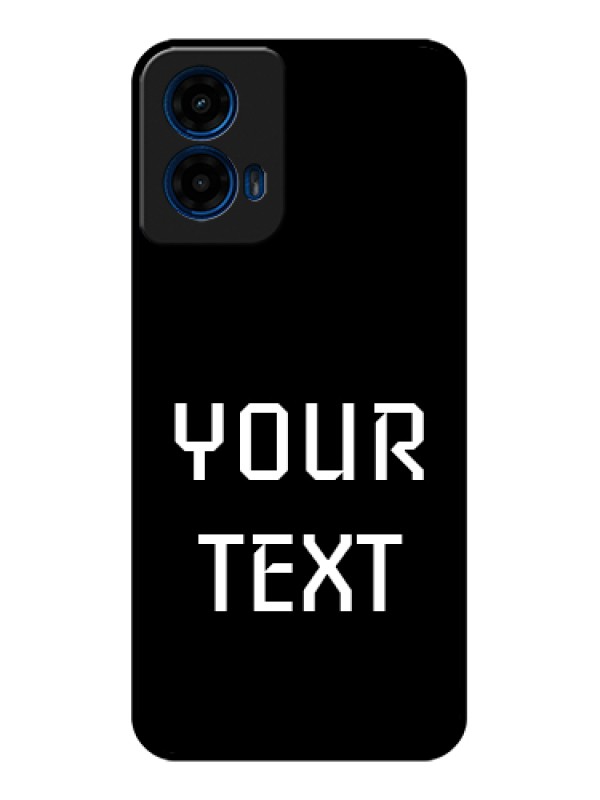 Custom Moto G45 5G Custom Glass Phone Case - Your Name Design