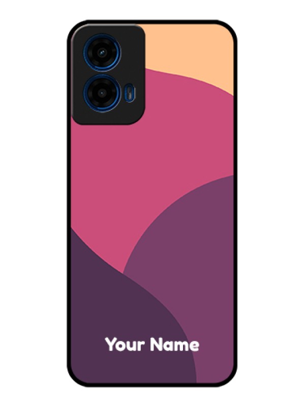 Custom Moto G45 5G Custom Glass Phone Case - Mixed Multi - Colour Abstract Art Design