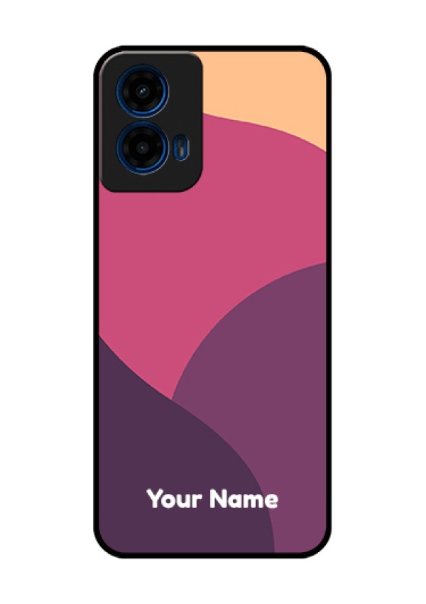 Moto G45 5G Custom Glass Phone Case - Mixed Multi - Colour Abstract Art Design