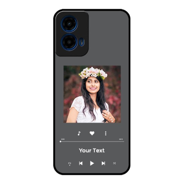 Moto G45 5G Custom Glass Phone Case - Play The Music Design