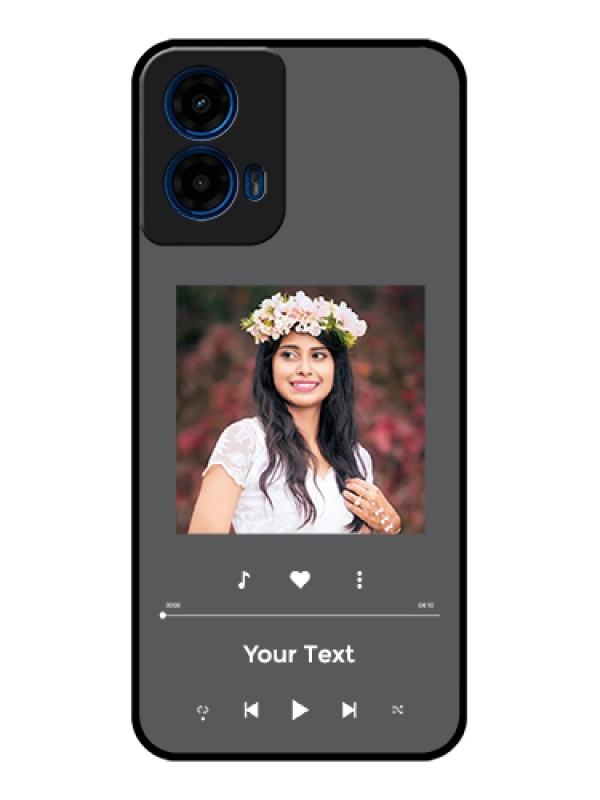 Custom Moto G45 5G Custom Glass Phone Case - Play The Music Design