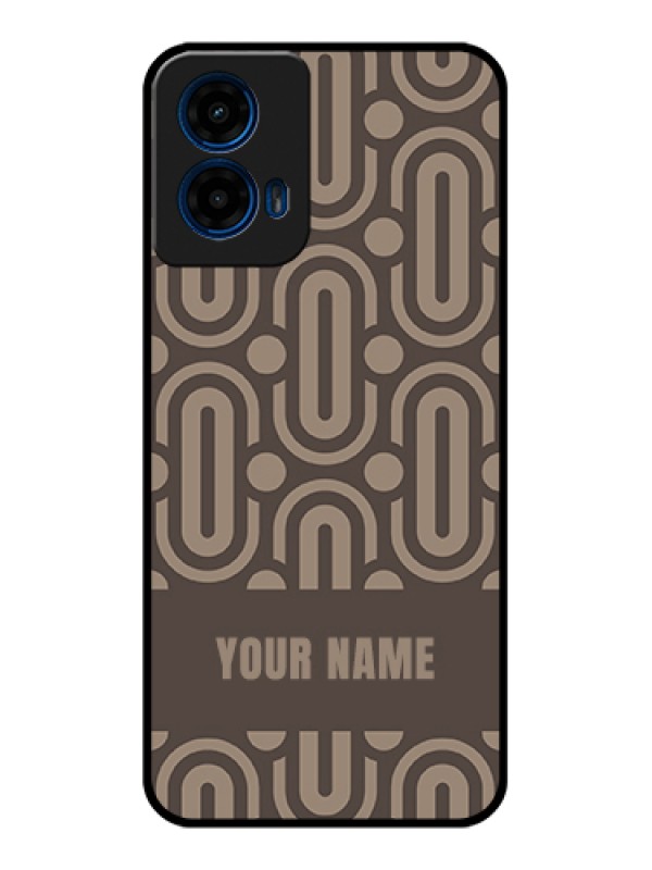 Custom Moto G45 5G Custom Glass Phone Case - Captivating Zero Pattern Design