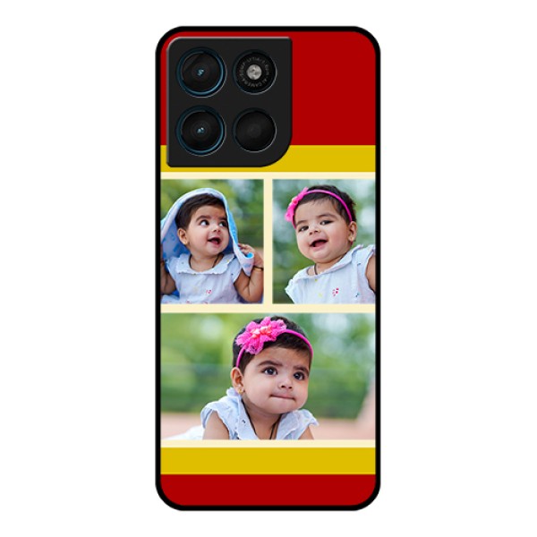 Motorola Moto G57 Power Custom Glass Phone Case - Multiple Pic Upload Design Motorola Moto G57 Power Custom Glass Phone Case - Multiple Pic Upload Design