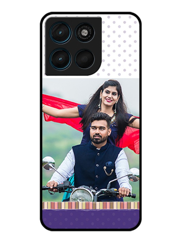 Custom Motorola Moto G57 Power Custom Glass Phone Case - Cute Family Design