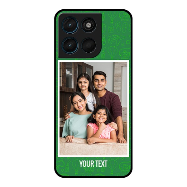 Motorola Moto G57 Power Custom Glass Phone Case - Picture Upload Design