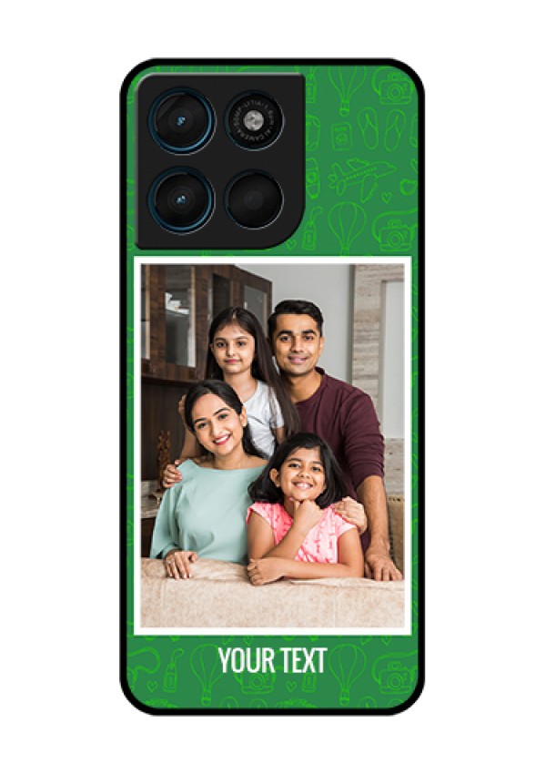 Motorola Moto G57 Power Custom Glass Phone Case - Picture Upload Design
