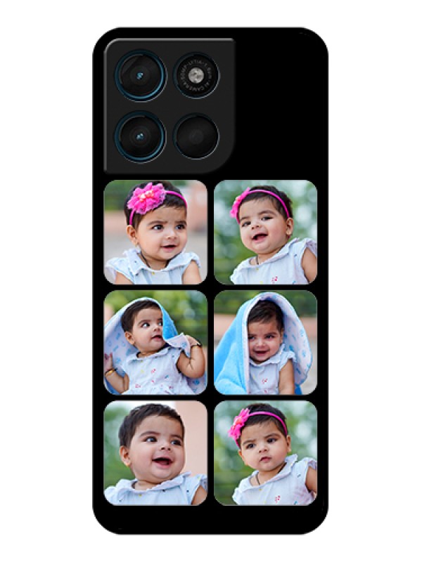 Custom Motorola Moto G57 Power Custom Glass Phone Case - Multiple Pictures Design