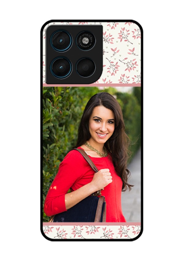 Motorola Moto G57 Power Custom Glass Phone Case - Stunning Floral Design