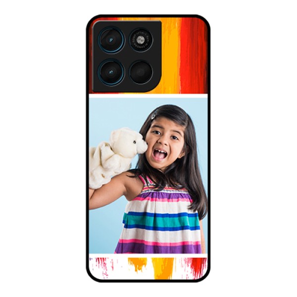 Motorola Moto G57 Power Custom Glass Phone Case - Multi Color Design