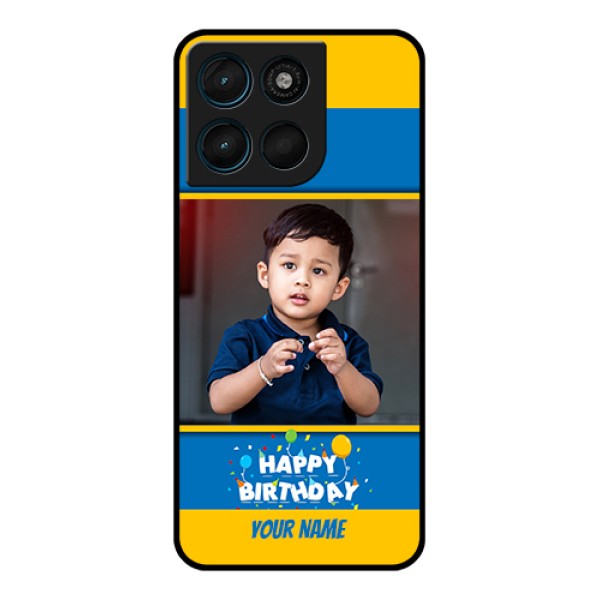 Motorola Moto G57 Power Custom Glass Phone Case - Birthday Wishes Design Motorola Moto G57 Power Custom Glass Phone Case - Birthday Wishes Design