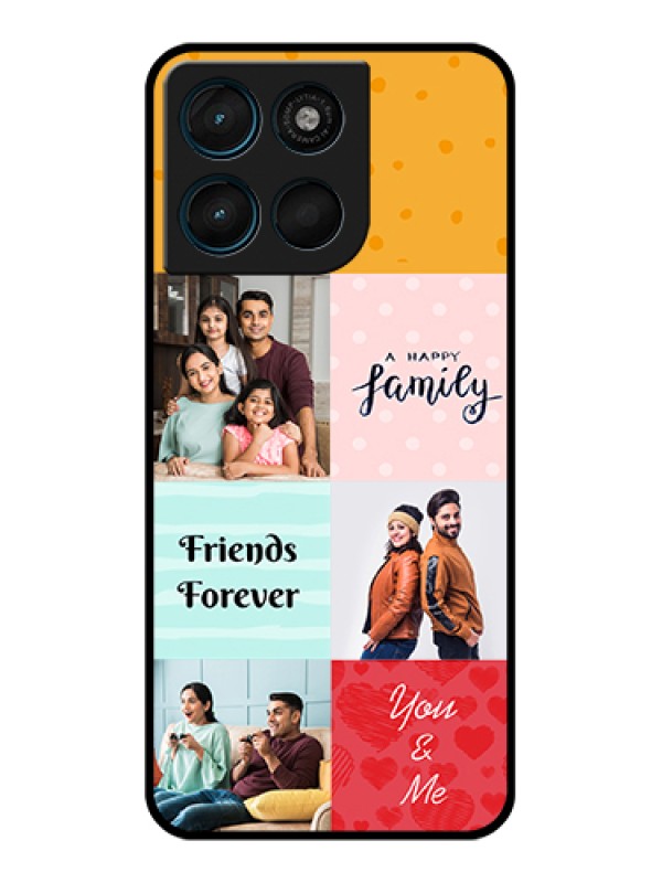 Custom Motorola Moto G57 Power Custom Glass Phone Case - Images With Quotes Design