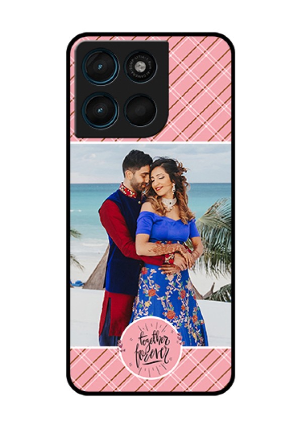 Motorola Moto G57 Power Custom Glass Phone Case - Together Forever Design