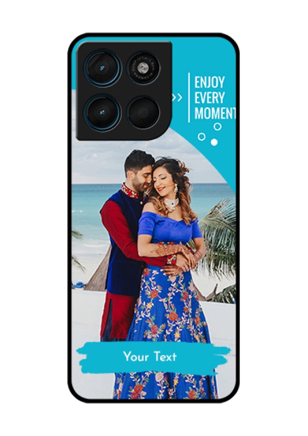 Motorola Moto G57 Power Custom Glass Phone Case - Happy Moment Design