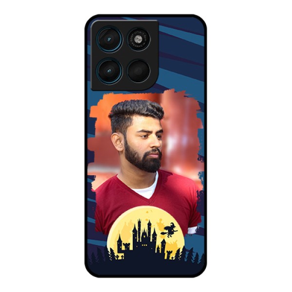 Motorola Moto G57 Power Custom Glass Phone Case - Halloween Witch Design