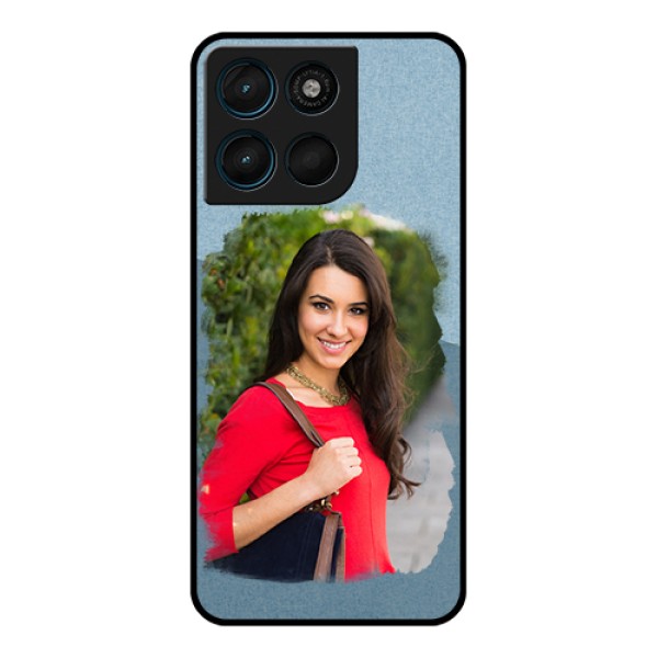 Motorola Moto G57 Power Custom Glass Phone Case - Grunge Line Art Design Motorola Moto G57 Power Custom Glass Phone Case - Grunge Line Art Design