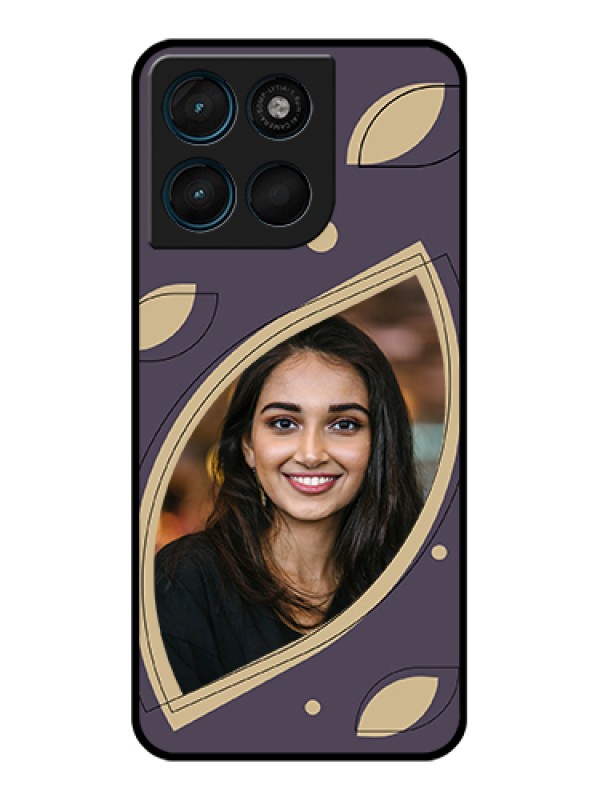 Custom Motorola Moto G57 Power Custom Glass Phone Case - Falling Leaf Design