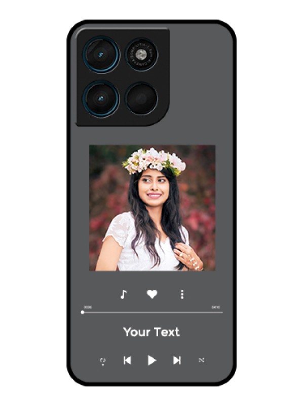 Custom Motorola Moto G57 Power Custom Glass Phone Case - Play The Music Design