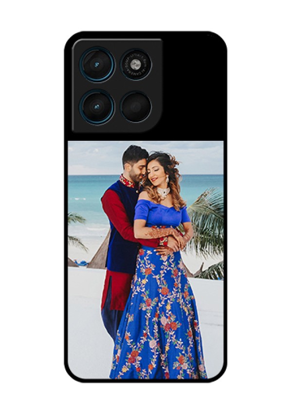 Motorola Moto G57 Power Custom Glass Phone Case - Upload Full Picture With Custom Color Design
