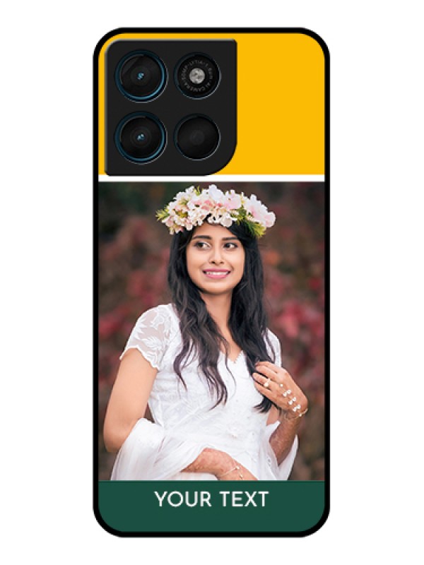 Custom Motorola Moto G67 Power Custom Glass Phone Case - Love You Design